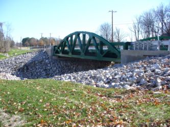 Bass Road Bridge over Sanders Creek, Shelby County, Tennessee